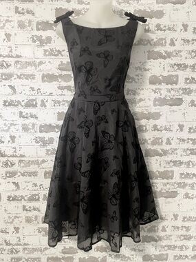 retro stage dresses Retro Stage V-Neck Collar Floral Vintage Dress Green